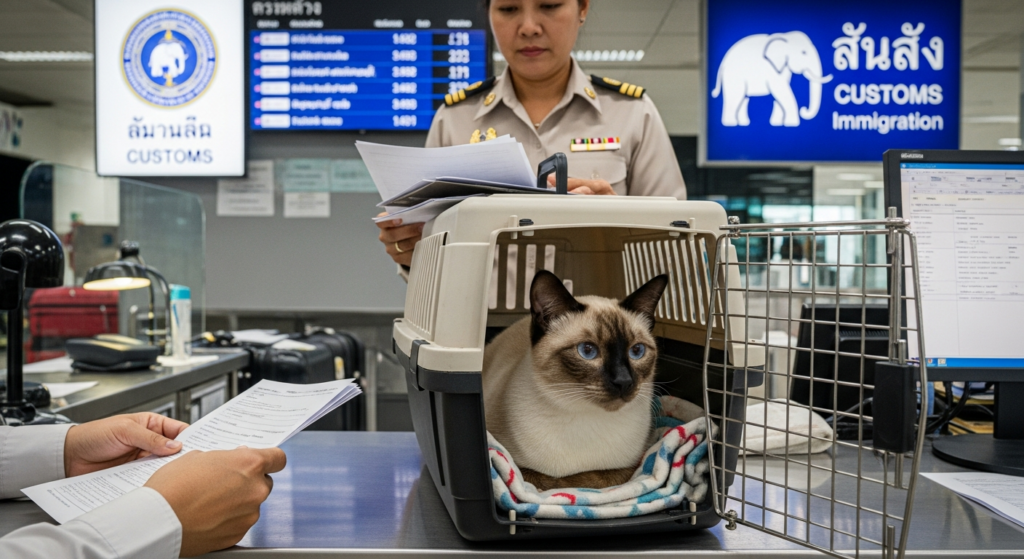huisdier meenemen Thailand
