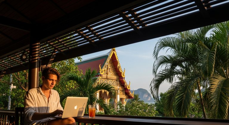 digitaal nomade Thailand