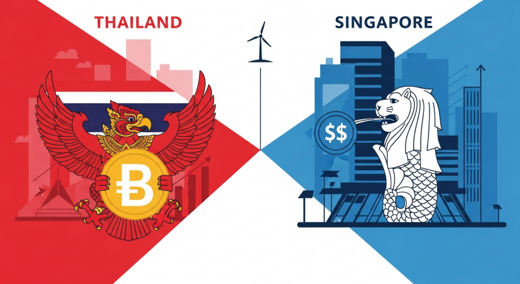 Thailand vs Singapore holding